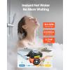 imageVEVOR Hot Water Recirculating Pump with Bypass Valve Instant Recirculation Pump Kit with Timer Adapter Circulation Circulator System Stainless Steel Head 013 HP 110120V for Tank Water HeatersStainless Steel with Bypass Valve and timer