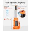 imageVEVOR Hydraulic Bottle Jack 20 Ton44092 lbs Low Profile Welded Bottle Jack with 669126 Lifting Range ampamp 3Section Long Handle for Car Pickup Truck RV Auto Repair Industrial Engineering12T