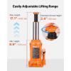 imageVEVOR Hydraulic Bottle Jack 20 Ton44092 lbs Low Profile Welded Bottle Jack with 669126 Lifting Range ampamp 3Section Long Handle for Car Pickup Truck RV Auto Repair Industrial Engineering20T Manual Type