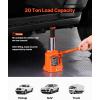 imageVEVOR Hydraulic Bottle Jack 20 Ton44092 lbs Low Profile Welded Bottle Jack with 669126 Lifting Range ampamp 3Section Long Handle for Car Pickup Truck RV Auto Repair Industrial Engineering20T