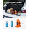 imageVEVOR Hydraulic Bottle Jack 20 Ton44092 lbs Low Profile Welded Bottle Jack with 669126 Lifting Range ampamp 3Section Long Handle for Car Pickup Truck RV Auto Repair Industrial Engineering20T Manual Type
