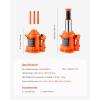 imageVEVOR Hydraulic Bottle Jack 20 Ton44092 lbs Low Profile Welded Bottle Jack with 669126 Lifting Range ampamp 3Section Long Handle for Car Pickup Truck RV Auto Repair Industrial Engineering20T