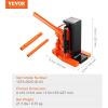 imageVEVOR Hydraulic Toe Jack 25 Ton On Toe Toe Jack Lift 5 Ton On Top Lift Capacity Machine Jack 0853 in Toe Height 89134 in Top Height Air Hydraulic Claw Jack for Machinery Industry255T