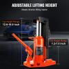 imageVEVOR Hydraulic Toe Jack 25 Ton On Toe Toe Jack Lift 5 Ton On Top Lift Capacity Machine Jack 0853 in Toe Height 89134 in Top Height Air Hydraulic Claw Jack for Machinery Industry1020T