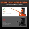 imageVEVOR Hydraulic Toe Jack 25 Ton On Toe Toe Jack Lift 5 Ton On Top Lift Capacity Machine Jack 0853 in Toe Height 89134 in Top Height Air Hydraulic Claw Jack for Machinery Industry1020T