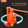 imageVEVOR Hydraulic Toe Jack 25 Ton On Toe Toe Jack Lift 5 Ton On Top Lift Capacity Machine Jack 0853 in Toe Height 89134 in Top Height Air Hydraulic Claw Jack for Machinery Industry55t360