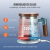 imageVEVOR Hydrogen Water Pitcher 400 ml Hydrogen Water Cup Portable Hydrogen Generator SPE Technology Hydrogen Water Generator with Wireless Charging Base Hydrogen Rich Water Bottle Glass Health Cup400mlup to 2000 ppb