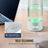 imageVEVOR Hydrogen Water Pitcher 400 ml Hydrogen Water Cup Portable Hydrogen Generator SPE Technology Hydrogen Water Generator with Wireless Charging Base Hydrogen Rich Water Bottle Glass Health Cup380mlup to 2000 ppb