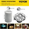 imageVEVOR Ice Ball Press Kit Anodized 7075 Aluminum wSilicone Moulds Large Mat Stainless Steel Tong ampamp Two Glasses Double Size Crystal Clear Rounds Whiskeys Cocktails on Parties ampamp Holidays Silver