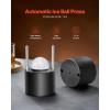imageVEVOR Ice Ball Press Kit Aviation Aluminum Ice Press with Ice Block Mold Large Mat Tong Drip Tray One Glass Round Ice Ball Maker 24quot60 mm Ice Sphere for Whiskey Cocktail on Party ampamp HolidayBlack