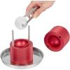 imageVEVOR Ice Ball Press Kit Aviation Aluminum Ice Press with Ice Block Mold Large Mat Tong Drip Tray One Glass Round Ice Ball Maker 24quot60 mm Ice Sphere for Whiskey Cocktail on Party ampamp HolidayRed