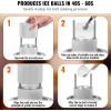 imageVEVOR Ice Ball Press Kit Aviation Aluminum Ice Press with Ice Block Mold Large Mat Tong Drip Tray One Glass Round Ice Ball Maker 24quot60 mm Ice Sphere for Whiskey Cocktail on Party ampamp HolidaySilver