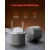 imageVEVOR Ice Ball Press Kit Aviation Aluminum Ice Press with Ice Block Mold Large Mat Tong Drip Tray One Glass Round Ice Ball Maker 24quot60 mm Ice Sphere for Whiskey Cocktail on Party ampamp HolidaySilver