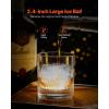 imageVEVOR Ice Ball Press Kit Aviation Aluminum Ice Press with Ice Block Mold Large Mat Tong Drip Tray One Glass Round Ice Ball Maker 24quot60 mm Ice Sphere for Whiskey Cocktail on Party ampamp HolidaySilver