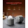 imageVEVOR Ice Ball Press Kit Aviation Aluminum Ice Press with Ice Block Mold Large Mat Tong Drip Tray One Glass Round Ice Ball Maker 24quot60 mm Ice Sphere for Whiskey Cocktail on Party ampamp HolidaySilver