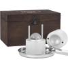 imageVEVOR Ice Ball Press Kit Aviation Aluminum Ice Press with Ice Block Mold Large Mat Tong Drip Tray One Glass Round Ice Ball Maker 24quot60 mm Ice Sphere for Whiskey Cocktail on Party ampamp HolidaySilver