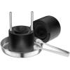 imageVEVOR Ice Ball Press Kit Aviation Aluminum Ice Press with Ice Block Mold Large Mat Tong Drip Tray One Glass Round Ice Ball Maker 24quot60 mm Ice Sphere for Whiskey Cocktail on Party ampamp HolidayBlack