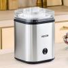 imageVEVOR Ice Cream Maker 211 Qt Large Capacity Electric Automatic IceCream Machine with Easy Operation ampamp Cleaning Stainless Steel Shell for Homemade Frozen Yogurt Fruit Sorbet Gelato Silver211 Qt 2L