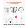 imageVEVOR Ice Cream Maker 211 Qt Large Capacity Electric Automatic IceCream Machine with Easy Operation ampamp Cleaning Stainless Steel Shell for Homemade Frozen Yogurt Fruit Sorbet Gelato Silver18 Qt