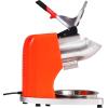 imageVEVOR Ice Crusher Machine 440lbs Per Hour Electric 4 Blades Snow Cone Maker All Stainless Steel Shaved Ice Machine with Bowl and Cover 350W 1400RPM IceShaver for Home and Commercial Use SilverOrange