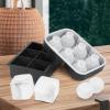 imageVEVOR Ice Cube Trays Set of 2 2in1 Combo with Silicone Sphere Ice Ball Maker ampamp Large Square Ice Cube Maker with Lid Reusable Easy Release Ice Tray Set for Whiskey Cocktails Bourbon