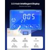 imageVEVOR Ice Dispenser Ice Storage Bin with 180 Lbs Storage Capacity 20 LbsMin Automatic Ice Dispensing with Crusher Height Adjustable Feet for Commercial Ice Maker Machine Restaurant and Hotel450LBS24H