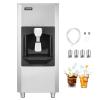 imageVEVOR Ice Dispenser Ice Storage Bin with 180 Lbs Storage Capacity 20 LbsMin Automatic Ice Dispensing with Crusher Height Adjustable Feet for Commercial Ice Maker Machine Restaurant and Hotel180 Lbs Ice Storage Bin