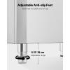 imageVEVOR Ice Dispenser Ice Storage Bin with 180 Lbs Storage Capacity 20 LbsMin Automatic Ice Dispensing with Crusher Height Adjustable Feet for Commercial Ice Maker Machine Restaurant and Hotel180 Lbs Ice Storage Bin