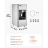 imageVEVOR Ice Dispenser Ice Storage Bin with 180 Lbs Storage Capacity 20 LbsMin Automatic Ice Dispensing with Crusher Height Adjustable Feet for Commercial Ice Maker Machine Restaurant and Hotel180 Lbs Ice Storage Bin