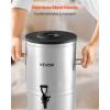 imageVEVOR Ice Tea Dispenser 4 Gal15L 304 Stainless Steel Beverage Dispenser with Spigot ampamp Handle Suitable for Hot and Cold Drinks for Iced Tea Coffee Water in Cafes ampamp Restaurants