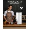 imageVEVOR Ice Tea Dispenser 4 Gal15L 304 Stainless Steel Beverage Dispenser with Spigot ampamp Handle Suitable for Hot and Cold Drinks for Iced Tea Coffee Water in Cafes ampamp Restaurants