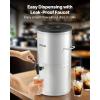imageVEVOR Ice Tea Dispenser 4 Gal15L 304 Stainless Steel Beverage Dispenser with Spigot ampamp Handle Suitable for Hot and Cold Drinks for Iced Tea Coffee Water in Cafes ampamp Restaurants