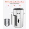 imageVEVOR Ice Tea Dispenser 4 Gal15L 304 Stainless Steel Beverage Dispenser with Spigot ampamp Handle Suitable for Hot and Cold Drinks for Iced Tea Coffee Water in Cafes ampamp Restaurants