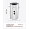 imageVEVOR Ice Tea Dispenser 4 Gal15L 304 Stainless Steel Beverage Dispenser with Spigot ampamp Handle Suitable for Hot and Cold Drinks for Iced Tea Coffee Water in Cafes ampamp Restaurants