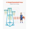 imageVEVOR Indoor Basketball Hoop for Kids Indoor and Outdoor Backyard Sport Game Toddler Basketball Toys for Kids 38 Years Old Boys and Girls4Hoop Basketball Hoops