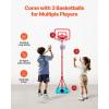 imageVEVOR Indoor Basketball Hoop for Kids Indoor and Outdoor Backyard Sport Game Toddler Basketball Toys for Kids 38 Years Old Boys and GirlsIndoorOutdoor Basketball Hoop