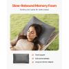 imageVEVOR Inflatable Camping Pillow 5Inch Thickened Travel Pillow Soft Backpacking Pillows with Removable ampamp Washable Cover Storage Bag Lightweight and Portable for Camping Air Travel Hiking OfficeMemory Foam  Medium