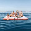 imageVEVOR Inflatable Floating Dock Inflatable Dock Platform NonSlip Air Dock Platform with Portable Carrying Bag ampamp Detachable Ladder Floating Platform Island Raft for Pool Beach Ocean10 x 10 FT