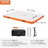 imageVEVOR Inflatable Floating Dock Inflatable Dock Platform NonSlip Air Dock Platform with Portable Carrying Bag ampamp Detachable Ladder Floating Platform Island Raft for Pool Beach Ocean8 x 5 FT