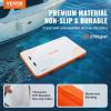 imageVEVOR Inflatable Floating Dock Inflatable Dock Platform NonSlip Air Dock Platform with Portable Carrying Bag ampamp Detachable Ladder Floating Platform Island Raft for Pool Beach Ocean8 x 5 FT