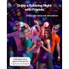imageVEVOR Inflatable Nightclub 177 x 164 x 139 Ft Blow up Party Tent with Disco Lights ampamp 680W Blower Large Inflatable Night Club Tent for Adults Inflatable House Air Cube for Wedding Birthday BlackBlack