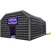 imageVEVOR Inflatable Nightclub 177 x 164 x 139 Ft Blow up Party Tent with Disco Lights ampamp 680W Blower Large Inflatable Night Club Tent for Adults Inflatable House Air Cube for Wedding Birthday BlackBlack
