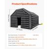 imageVEVOR Inflatable Nightclub 177 x 164 x 139 Ft Blow up Party Tent with Disco Lights ampamp 680W Blower Large Inflatable Night Club Tent for Adults Inflatable House Air Cube for Wedding Birthday BlackBlack