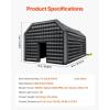 imageVEVOR Inflatable Nightclub 177 x 164 x 139 Ft Blow up Party Tent with Disco Lights ampamp 680W Blower Large Inflatable Night Club Tent for Adults Inflatable House Air Cube for Wedding Birthday BlackBlack