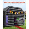 imageVEVOR Inflatable Nightclub 177 x 164 x 139 Ft Blow up Party Tent with Disco Lights ampamp 680W Blower Large Inflatable Night Club Tent for Adults Inflatable House Air Cube for Wedding Birthday BlackBlack