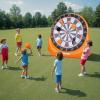 imageVEVOR Inflatable Soccer Dart Board Over 8 ft High Giant Soccer Dart Board with 9 Kick Balls ampamp Air Pump4 Kick Balls 6 Darts 6 Axe
