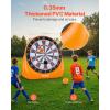 imageVEVOR Inflatable Soccer Dart Board Over 8 ft High Giant Soccer Dart Board with 9 Kick Balls ampamp Air Pump4 Kick Balls12 Tennis