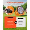 imageVEVOR Inflatable Soccer Dart Board Over 8 ft High Giant Soccer Dart Board with 9 Kick Balls ampamp Air Pump4 Kick Balls12 Tennis
