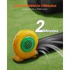 imageVEVOR Inflatable Soccer Dart Board Over 8 ft High Giant Soccer Dart Board with 9 Kick Balls ampamp Air Pump9 Kick Balls