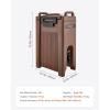 imageVEVOR Insulated Beverage Dispenser 5 Gal19L Hot and Cold Beverage Server with Spigot ampamp Handle FoodGrade Thermal Drink Dispenser Cooler for Tea Coffee Water in Cafes ampamp Restaurants 2 Pack Black5 Gal